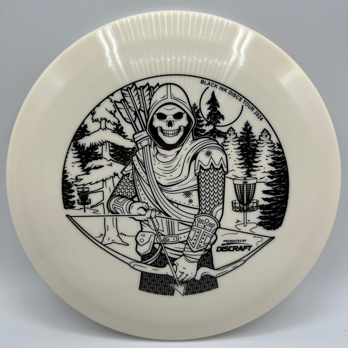 Glow Raptor Disc Raptor (Z/ESP Glow) (2024 Tour Stamp)– Black Ink Discs