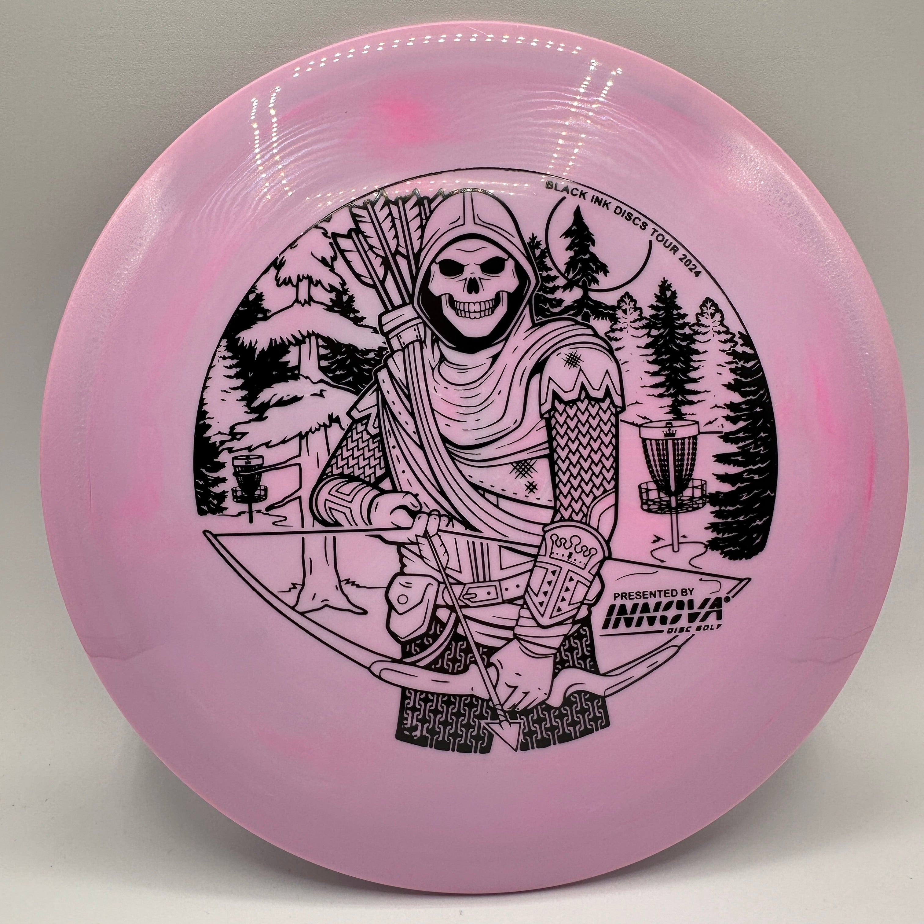 Teebird (Star) (2024 Tour Stamp)– Black Ink Discs