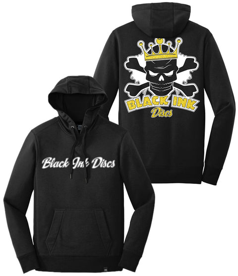 HOODIE - (New Era) (French Terry Pullover Hoodie) (Color Black with cursive front)